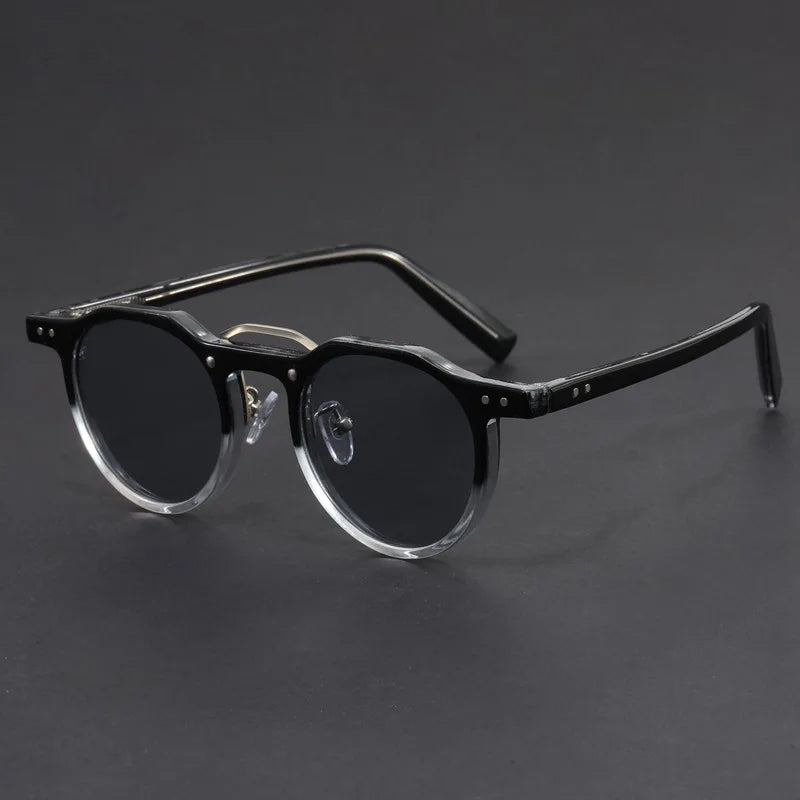 Lunettes de soleil rondes, style vintage Vintara, verres polarisés UV400