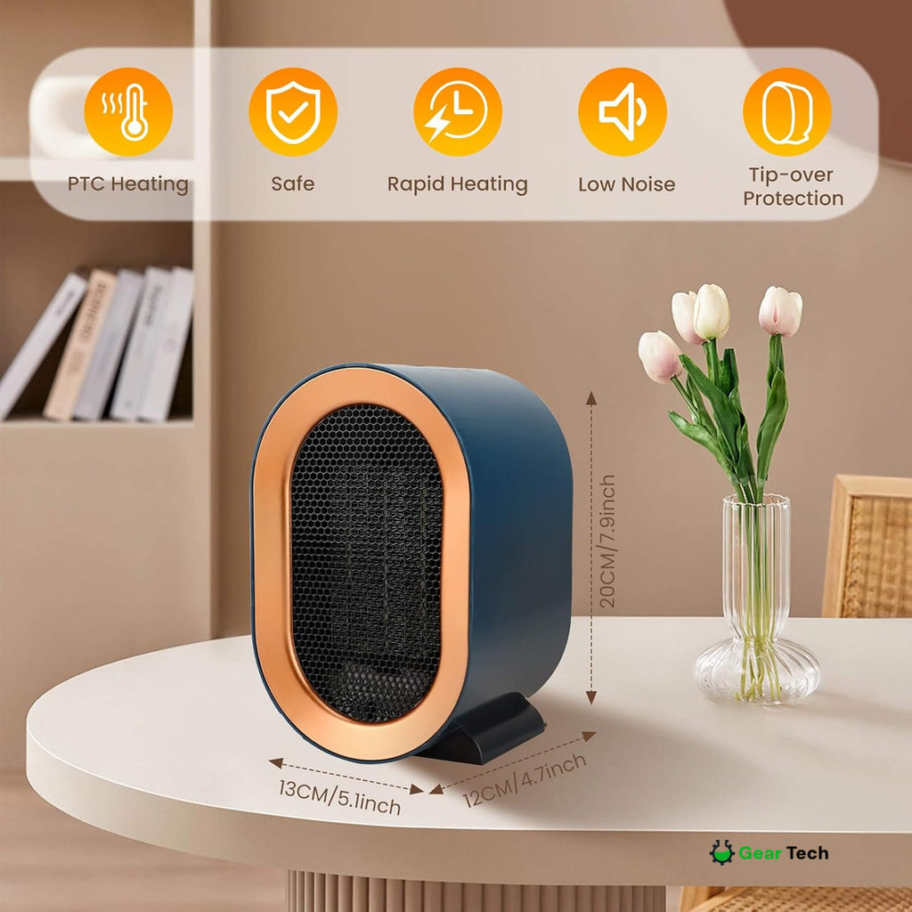 Kompakt PTC keramisk elektrisk varmelegeme til små rum, NexaHeat