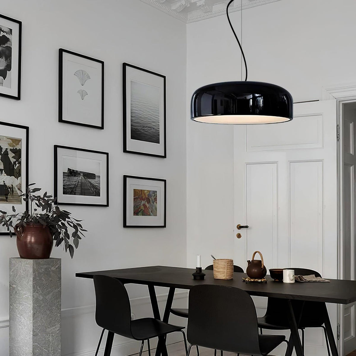 Smithfield-pendellampa - platsbesparande modern LED-armatur för vardagsrum | Fioriscas