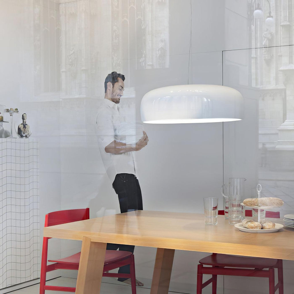 Smithfield-pendellampa - platsbesparande modern LED-armatur för vardagsrum | Fioriscas
