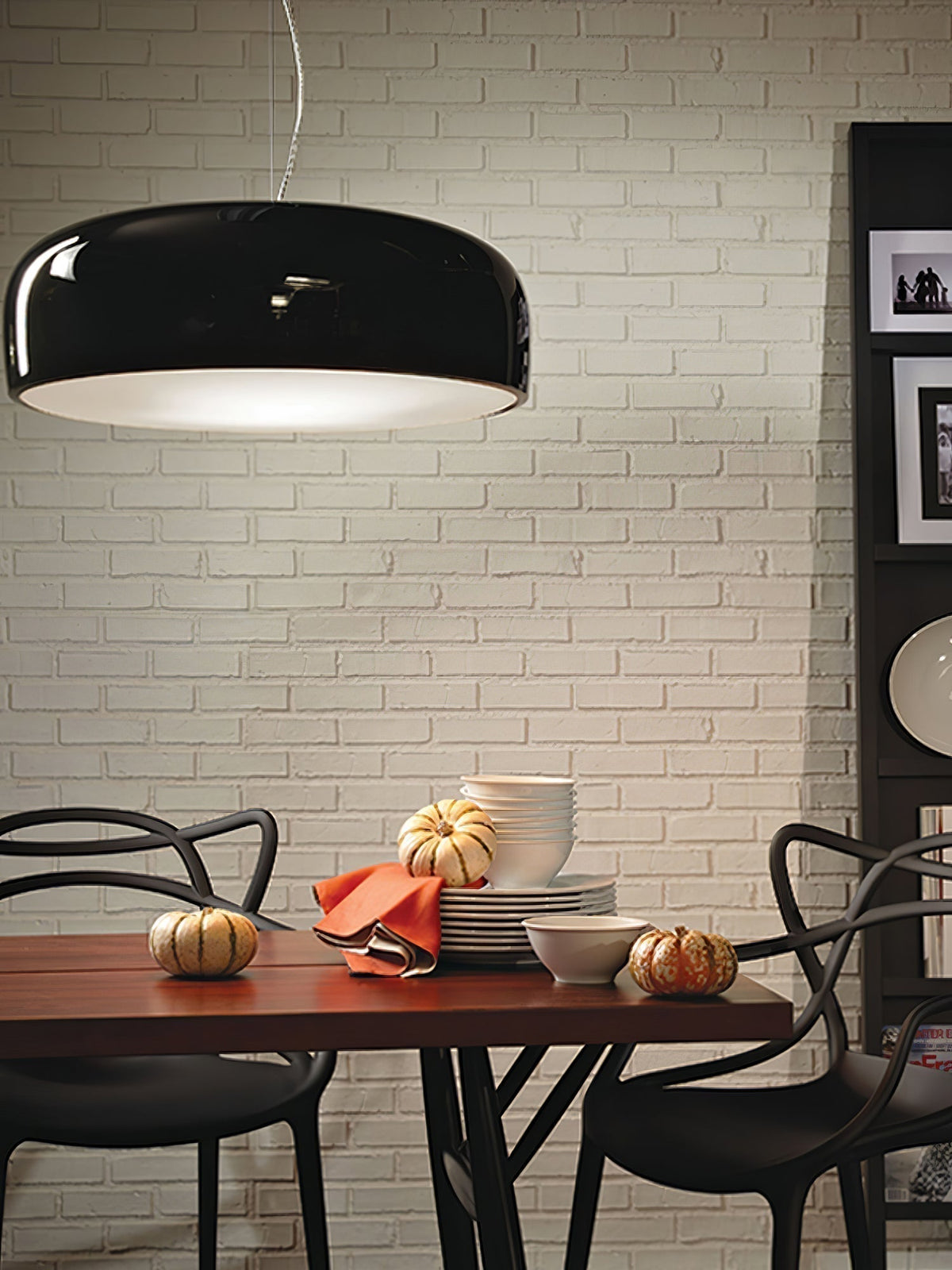 Smithfield-pendellampa - platsbesparande modern LED-armatur för vardagsrum | Fioriscas