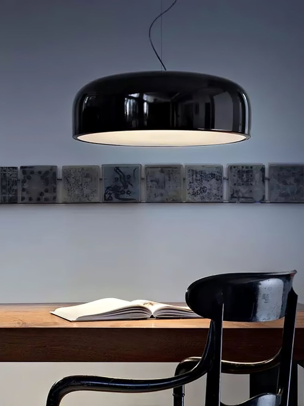 Smithfield-pendellampa - platsbesparande modern LED-armatur för vardagsrum | Fioriscas