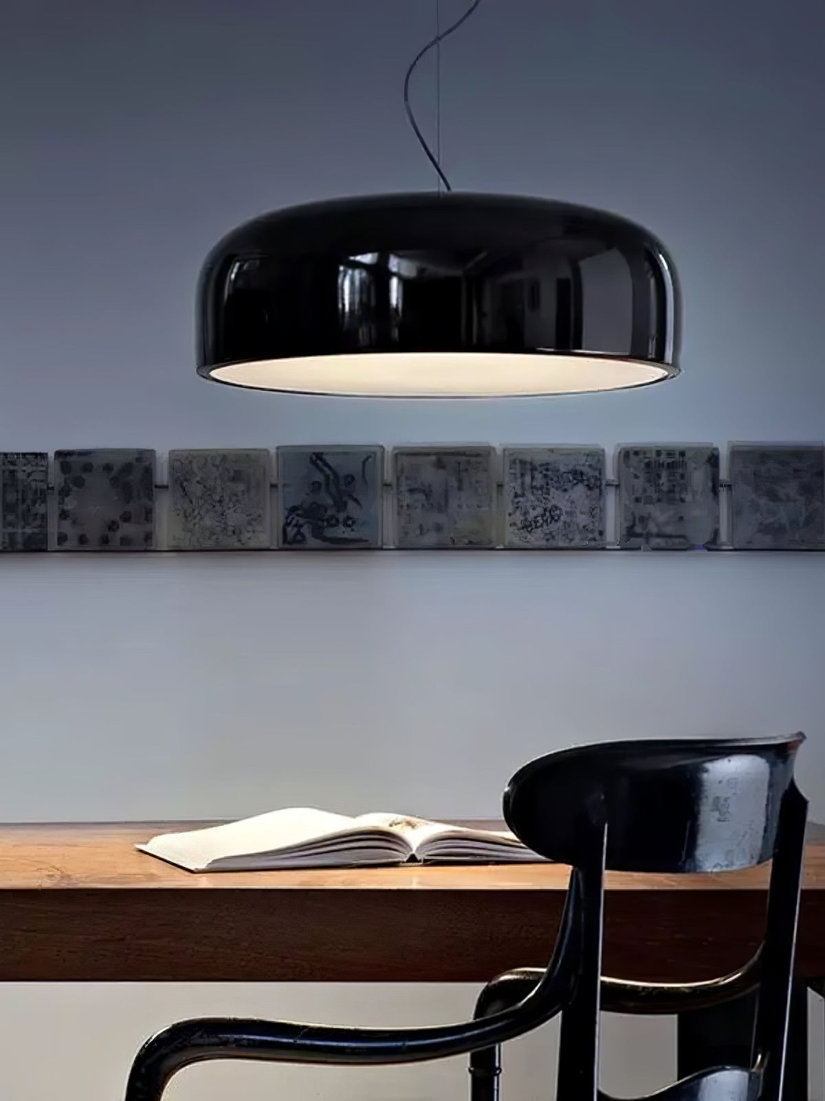 Smithfield-pendellampa - platsbesparande modern LED-armatur för vardagsrum | Fioriscas
