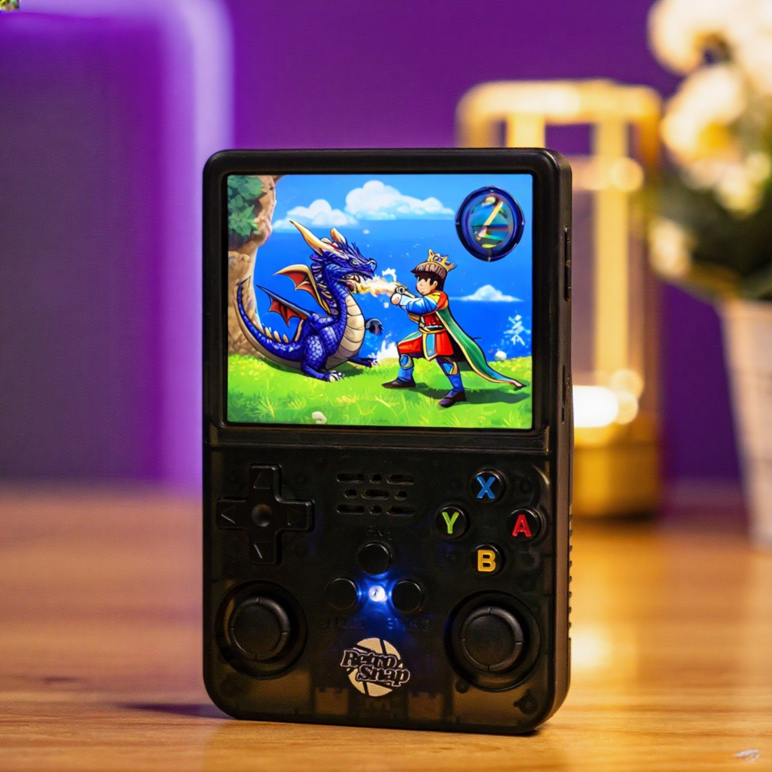 Kapesní herní konzole KairoPlay v retro stylu, vestavěná knihovna her, HDMI