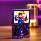 Kapesní herní konzole KairoPlay v retro stylu, vestavěná knihovna her, HDMI