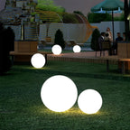 Luz de Jardim Solar LunaGlow em Forma de Esfera Lunar para Ambiente Exterior