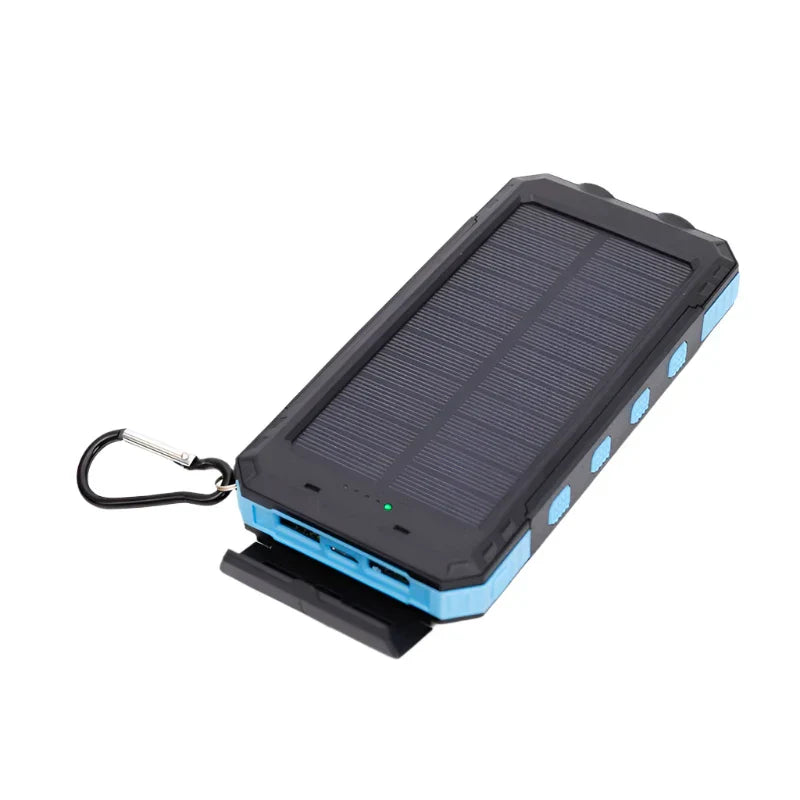 Solarcharge Pro 便携式太阳能充电器，内置灯，适合户外使用 - Fioriscas