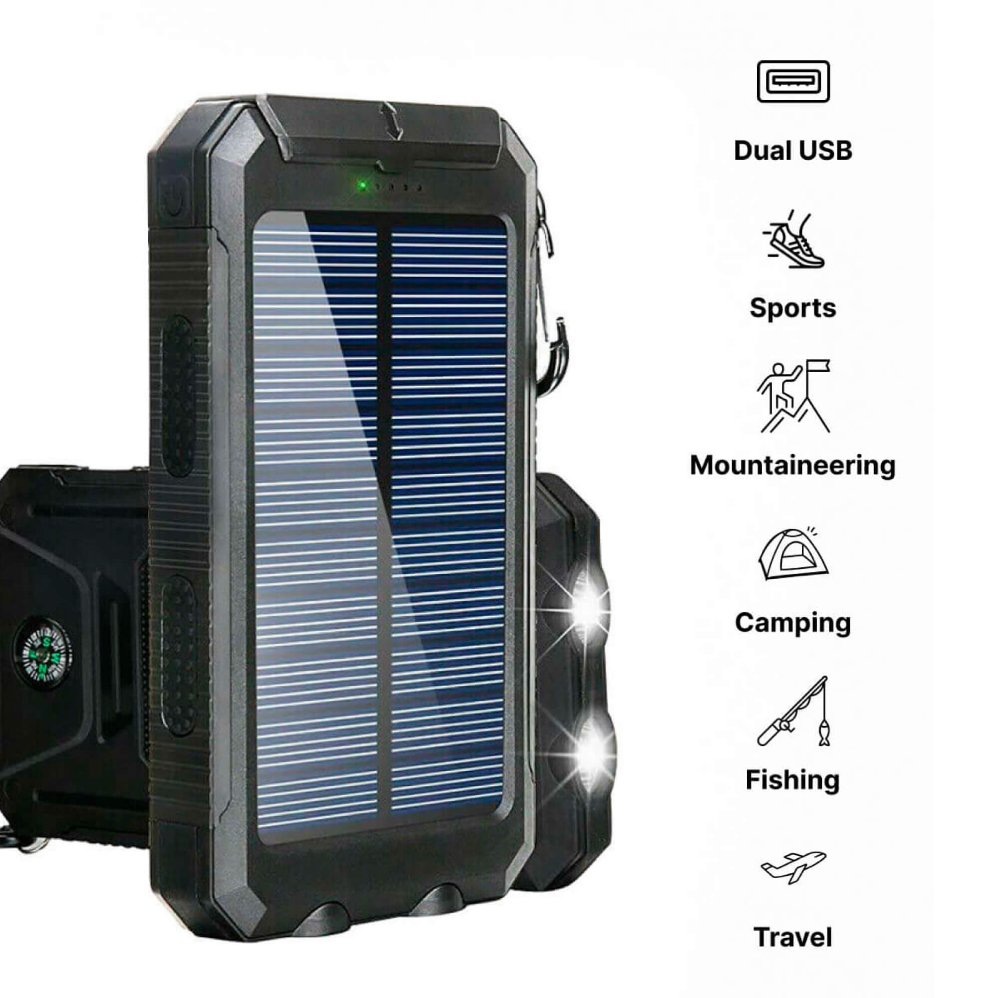 TerraNova TrailCharge 20000mAh waterdichte draagbare zonne-energiebank
