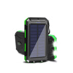 Solární powerbanka s kapacitou 500000mAh, voděodolná s krytím IP67 pro venkovní použití