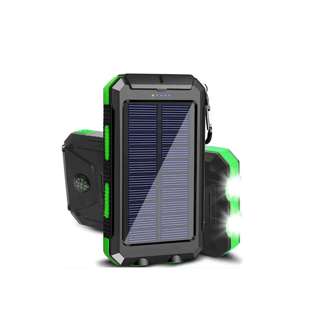 LyraCharge Waterproof Solar Power Bank, 30000mAh, IP67 Rated
