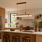 LumaTube Chandelier Pendant Light With Adjustable Height For Kitchens And Bars