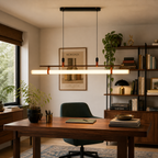 LumaTube Chandelier Pendant Light With Adjustable Height For Kitchens And Bars