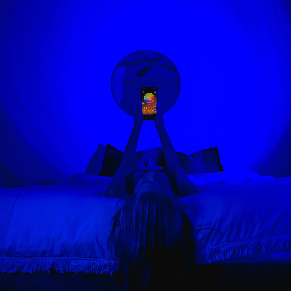 Sunset Projection Mood Lamp With App-Controlled LED Colour Modes