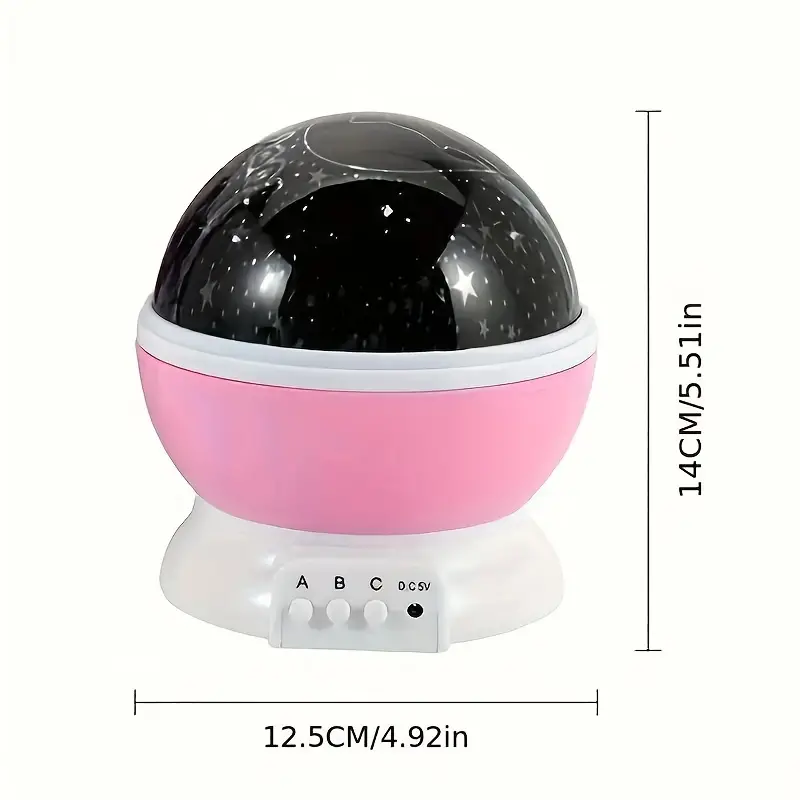 Luce notturna con proiettore per bambini Luna Star e rilassante cielo stellato | Fioriscas