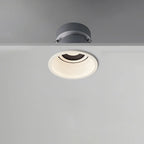 Spotlight de teto embutido LuminaNest LED com acabamento em alumínio