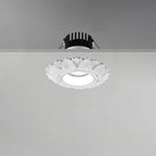 Faretto Floral French Plaster per illuminazione da soffitto incassata