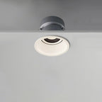 Spotlight de teto embutido LuminaNest LED com acabamento em alumínio
