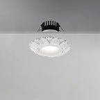 Faretto Floral French Plaster per illuminazione da soffitto incassata
