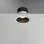 Spotlight de teto embutido LuminaNest LED com acabamento em alumínio