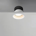 Spotlight de teto embutido LuminaNest LED com acabamento em alumínio