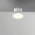 Spotlight de teto embutido LuminaNest LED com acabamento em alumínio
