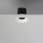 Spotlight de teto embutido LuminaNest LED com acabamento em alumínio