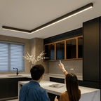 Lâmpada de Teto Minimalista com Design Escandinavo e Luminosidade Potente - Fioriscas
