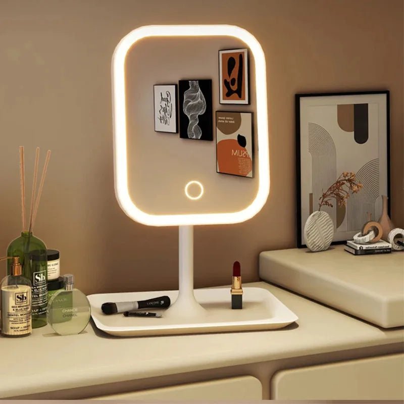 タッチコントロール＆3つのライトモード搭載LED化粧鏡 - Fioriscas