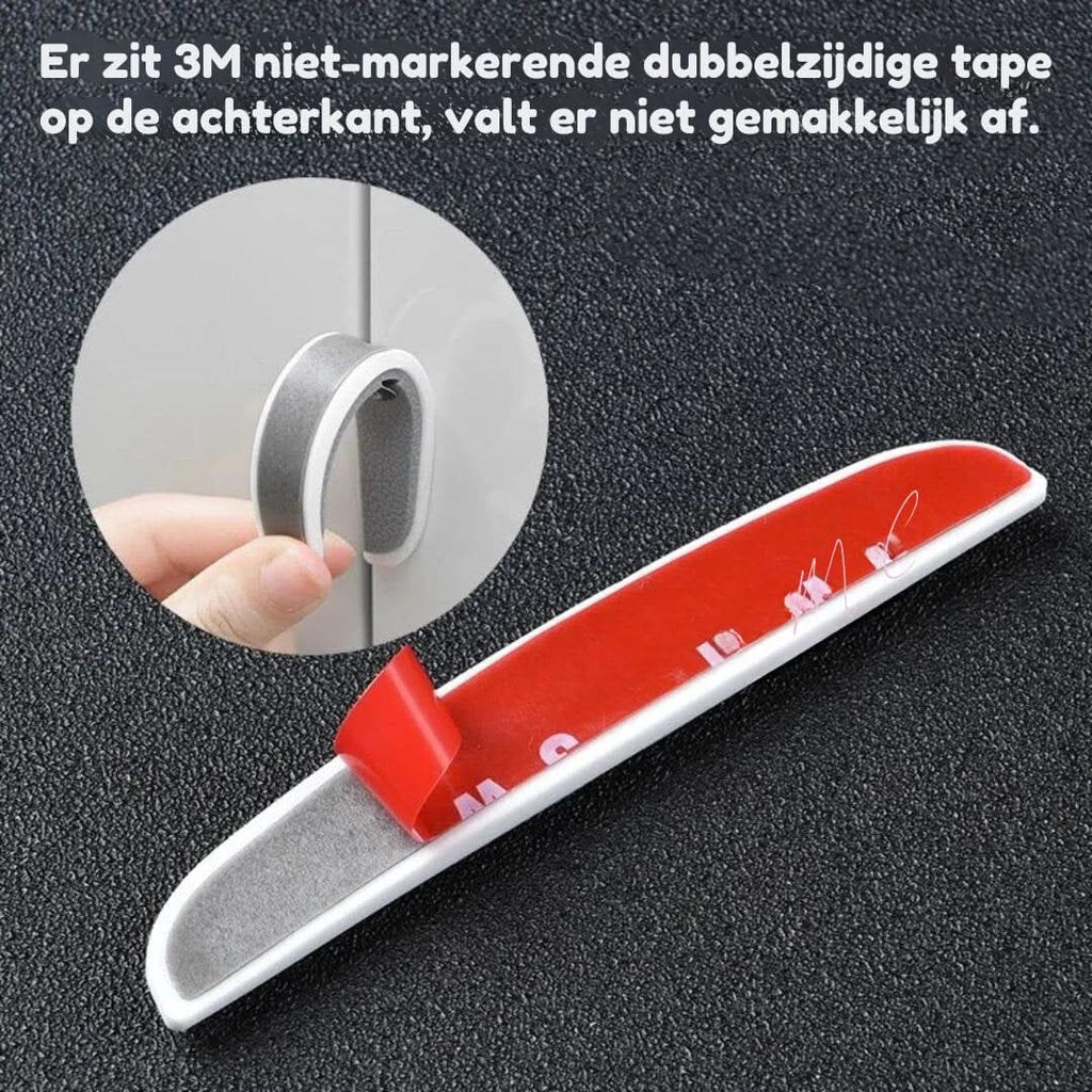Strisce protettive in gomma per i bordi delle portiere dell’auto, set da 4, Crashguard Slim Shield
