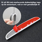 Strisce protettive in gomma per i bordi delle portiere dell’auto, set da 4, Crashguard Slim Shield