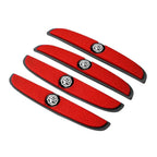 Strisce protettive in gomma per i bordi delle portiere dell’auto, set da 4, Crashguard Slim Shield