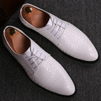 Chaussures habillées pour homme en cuir à lacets, style formel Lyrenia