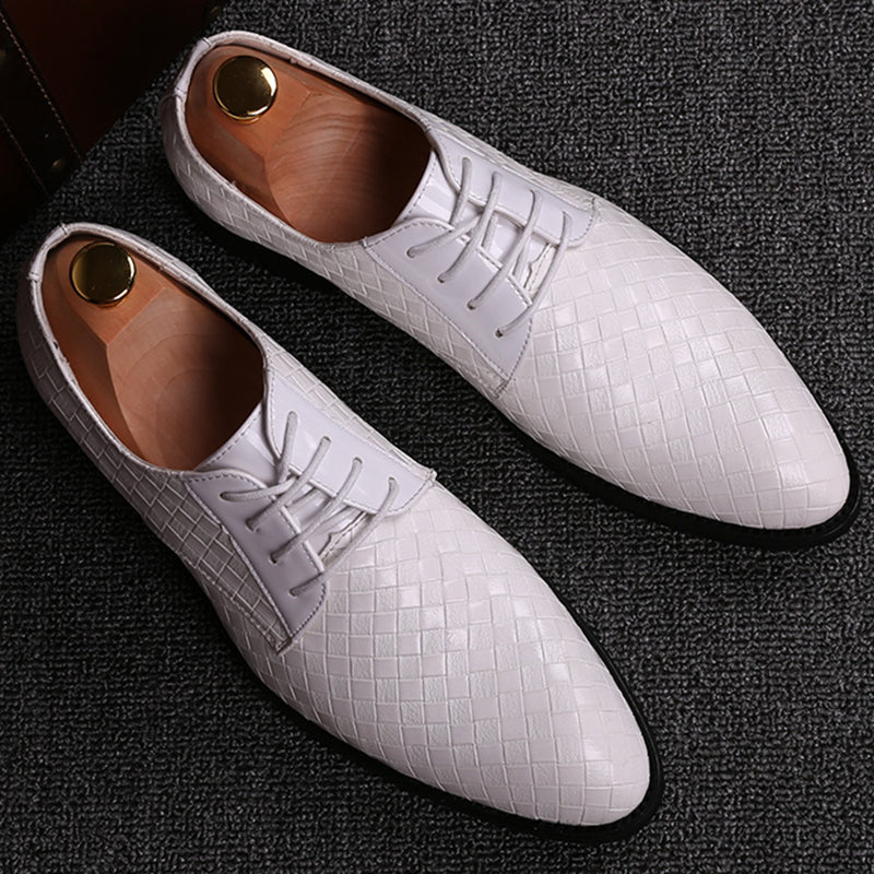 Chaussures habillées pour homme en cuir à lacets, style formel Lyrenia