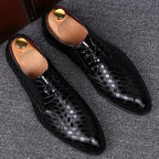 Chaussures habillées pour homme en cuir à lacets, style formel Lyrenia