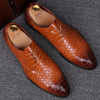 Chaussures habillées pour homme en cuir à lacets, style formel Lyrenia