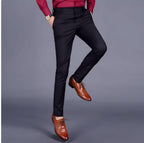 Pantaloni elasticizzati da uomo Alex, ultra comodi e dal taglio obliquo | Fioriscas