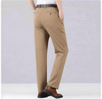 Pantaloni elasticizzati da uomo Alex, ultra comodi e dal taglio obliquo | Fioriscas