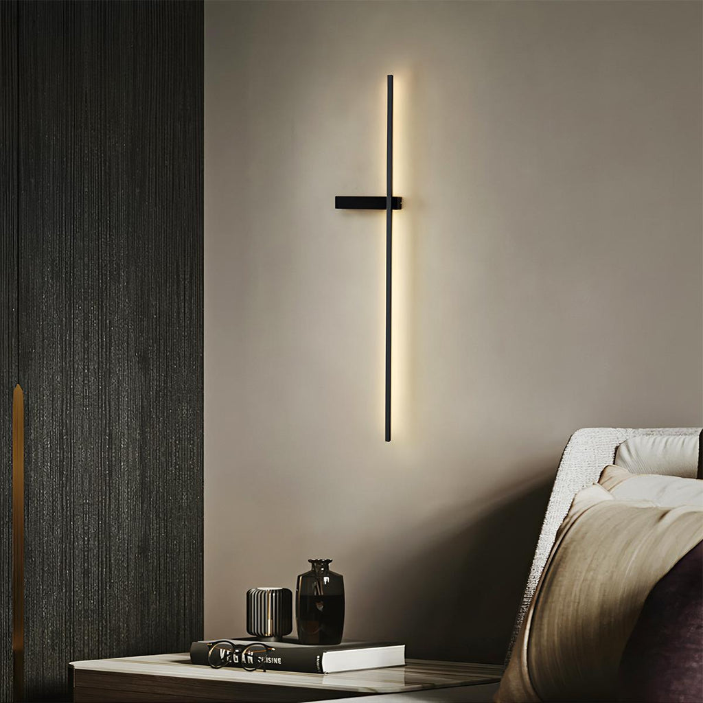 Lampada da parete LumiNest con bagliore ambientale e design moderno minimalista