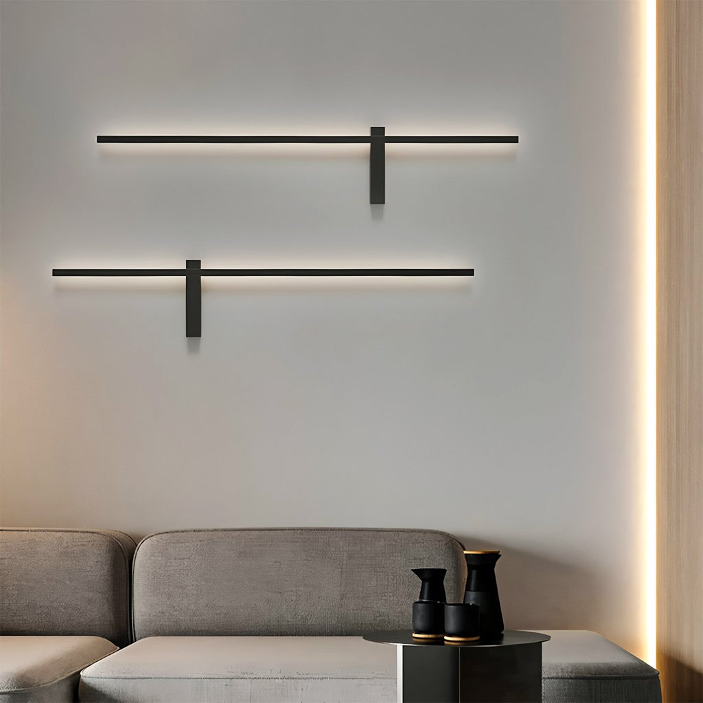 Lampada da parete LumiNest con bagliore ambientale e design moderno minimalista