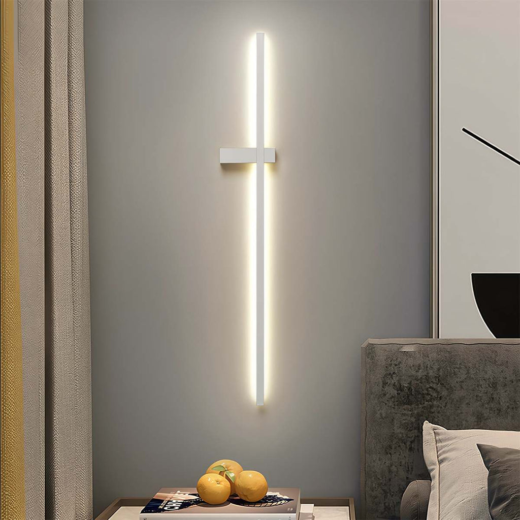 Lampada da parete LumiNest con bagliore ambientale e design moderno minimalista