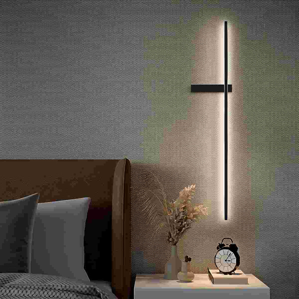 Lampada da parete LumiNest con bagliore ambientale e design moderno minimalista
