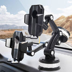 360° mobile phone holder with strong suction cup attachment - Fioriscas