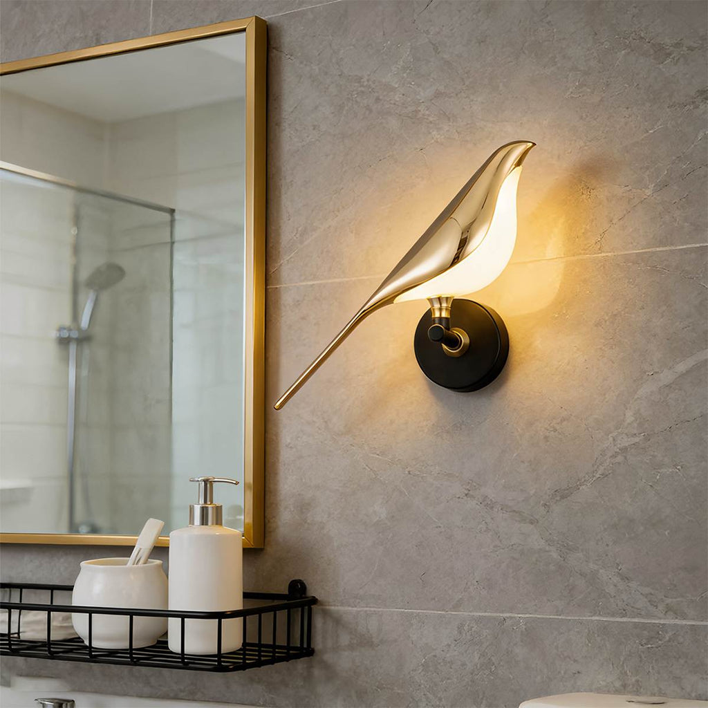 AviaryGlow BirdLight Wall Lamp Delivers Warm Ambient Lighting