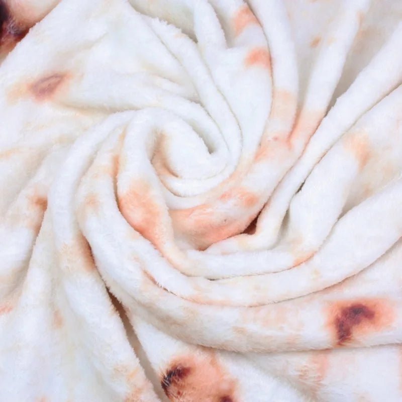 Cozy Taco Flannel Blanket with Funny Tortilla Design - Fioriscas