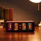 Horloge à tubes Nixie avec commande Bluetooth - Fioriscas