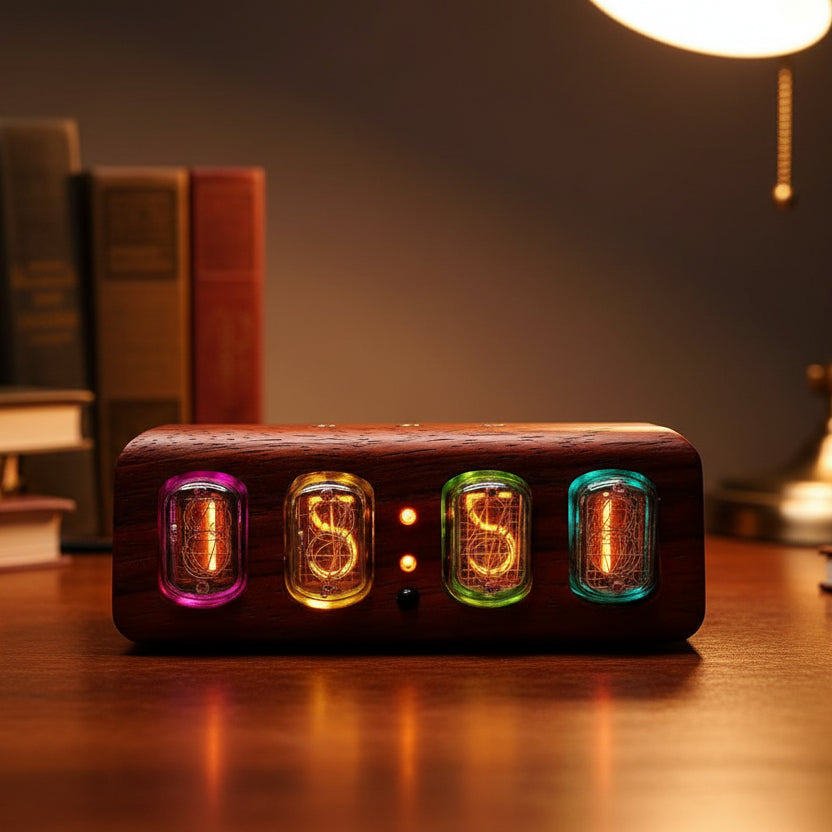 Horloge à tubes Nixie avec commande Bluetooth - Fioriscas