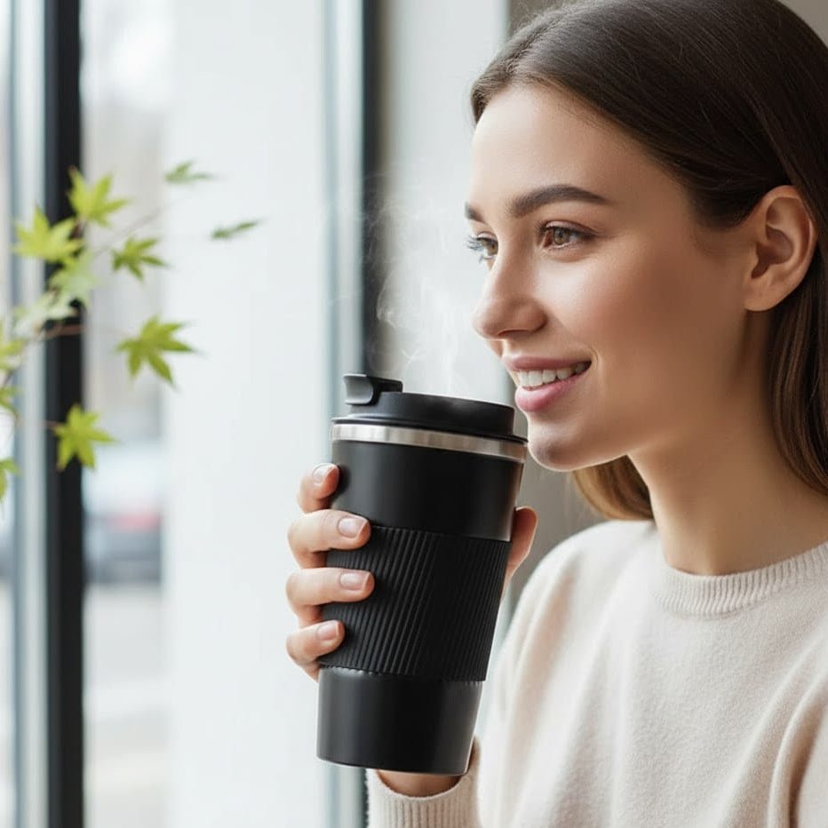 スタイリッシュに持ち歩けるエレガントなサーモマグ - Fioriscas