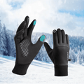 Thermal touchscreen gloves with water protection and secure grip - Fioriscas