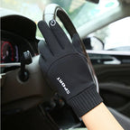 Thermal touchscreen gloves with water protection and secure grip - Fioriscas