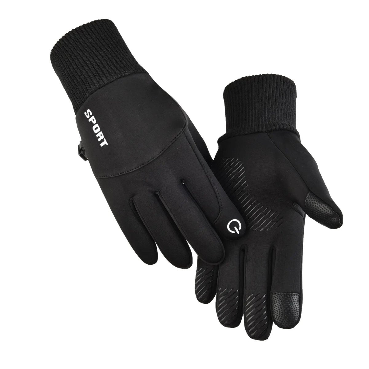 Thermal touchscreen gloves with water protection and secure grip - Fioriscas